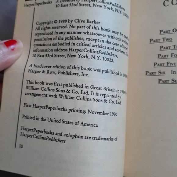 The Great And Secret Show By Clive Barker Vintage 1990 Paperback Book - Picture 12 of 15